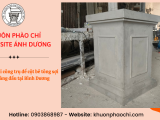 Giải pháp thi công trụ đế cột bê tông sợi thẩm mỹ, rút ngắn thời gian