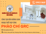 Tạo nên không gian ngoại thất đẹp mắt và sang trọng với phào chỉ GRC