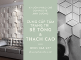 Nên chọn tấm trang trí bê tông hay thạch cao cho ngôi nhà của bạn?