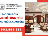Tác dụng của phào chỉ công trình trong việc tạo điểm nhấn cho không gian sống