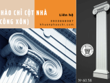 Tiêu chí chọn mẫu phào chỉ cột nhà (công xôn) cho công trình của bạn