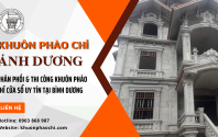 Địa chỉ chuyên phân phối khuôn phào chỉ cửa sổ tại Bình Dương
