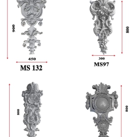 Mẫu phù điêu hoa văn trang trí 2