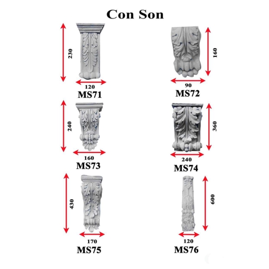 Mẫu phù điêu con sôn 2