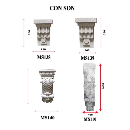 Mẫu phù điêu con sôn 4