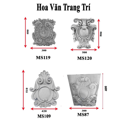 Mẫu phù điêu trang trí 1